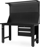 Munkapad LOGAN, 500 x 1700 x 750 mm, All Black: fekete