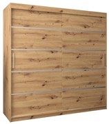 Ruhásszekrény 200 cm Verika 1 200 (artisan tölgy). 1063728