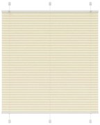 pliszírozott redőny krém 120x100 cm szövetszélesség 119,4 cm