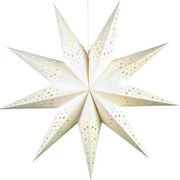 Fehér fénydekoráció karácsonyi mintával ø 75 cm Solvalla – Markslöjd