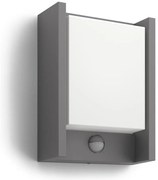 Philips 16461/93/P3 - LED Kültéri lámpa érzékelővel ARBOUR LED/6W IP44