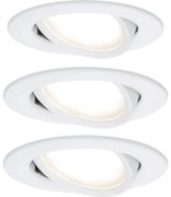 Paulmann 93449 - KÉSZLET 3xLED/6,5W IP23 Fürdőszobai beépíthető lámpa NOVA 230V