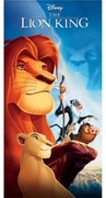 Disney Az Oroszlánkirály Pride Rock fürdőlepedő, strand törölköző 70x140cm
