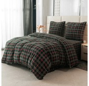 Mikroplüss ágyneműhuzat GLENMOORE zöld Ágyneműhuzat mérete: 70 x 90 cm | 140 x 200 cm