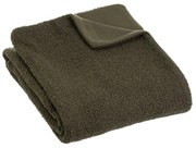 Zöld sherpa takaró 130x160 cm Sherpa Bouclé – Casa Selección