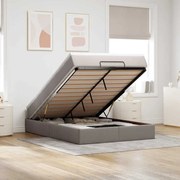 Oszmán ágykeret matraccal tópszín 140x200cm szövet