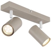 Globo 57911-2SA - ROBBY spotlámpa 2xGU10/35W/230V