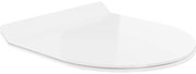 Mexen lassan záródó, vékony WC-ülőke, duroplast, fehér fényes - 39010100