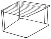 Boxe Lava fekete kiegészítő polc konyhaszekrénybe - Metaltex