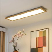 Brilagi - LED Dimmelhető lámpatest SLIMFRAME WOOD LED/58W/230V 124x34 cm + távirányító