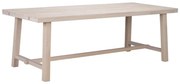 Brooklyn matt lakkozott tölgyfa étkezőasztal, 220 x 95 cm - Rowico