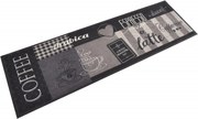 vidaXL fekete mosható coffee feliratos bársony konyhaszőnyeg 45x150 cm