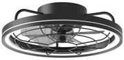 Aigostar - LED Dimmelhető mennyezeti ventilátor LED/40W/230V 2700-6500K + távirányító fekete