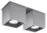 Sollux SL.0064 - Spotlámpa QUAD 2 2xGU10/40W/230V szürke