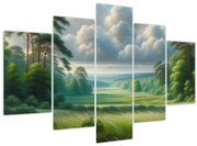 Kép - Zöld táj (150x105 cm)