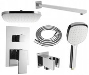 Mexen Uno DR33 süllyesztett zuhanykészlet, króm - 71435DR33-00