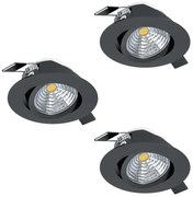 Eglo 900747 - KÉSZLET 3x LED Dimmelhető beépíthető lámpa SALICETO LED/6W/230V