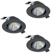 Eglo Eglo 900747 - KÉSZLET 3x LED Dimmelhető beépíthető lámpa SALICETO LED/6W/230V EG900747