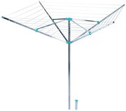 Kültéri aluminium 4 ágú ruhaszárító, összehajtható, 42 m-es szárító hosszall, 180 cm