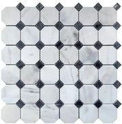 Kőmozaik Premium Mosaic Stone calacatta 30x30 cm fényezett STMOSOCTACA