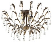 ONLI - Mennyezeti lámpa TERESA 5xE14/6W/230V bronzszínű