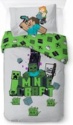 Minecraft Build and Explore ágyneműhuzat 140×200cm, 70×90 cm