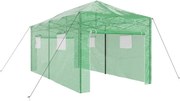 vidaXL Üvegház pop-up kerettel tetővel Zöld 290 x 580 x 315 cm Vas