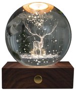 Sötétbarna USB fénydekoráció Amber – Gingko