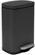 Spirella Akira pedálos szemetes 5 l, matt fekete