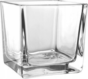 Üveg Váza négyzet 8x8 cm tároló