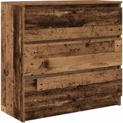 vidaXL antik fa szerelt fa tálalószekrény 80x35x76 cm