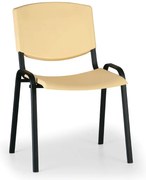 Design konferencia szék - fekete lábak, sárga