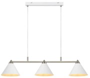 Markslöjd 108075 - Csillár zsinóron KLINT 3xE14/40W/230V fehér