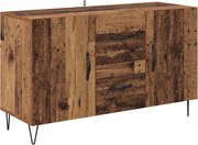 vidaXL Széf fiókkal Öreg fa 100 x 36 x 60 cm Faanyag