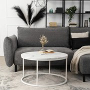 Stolik AGNES MAX Biały márvány