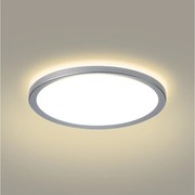 Brilagi - LED fürdőszobai mennyezeti lámpa ULTRA SLIM LED/24W/230V átm. 42 cm ezüst IP54