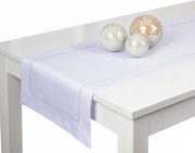 Panama Lux asztali futó 40x140 foltálló öv fehér ezüst