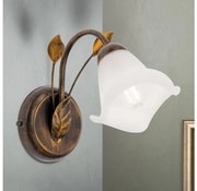 Orion WA 2-1372/1 - Fali lámpa SISI 1xE14/40W/230V bronz/patinás