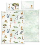 Herding Gyermek flanell ágynemő Safari, 100 x 135cm, 40 x 60 cm, 100 x 135 cm, 40 x 60 cm