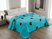 Ágytakaró CORAZON BLEND, kék Méret: 170 x 210 cm