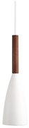 DFTP by Nordlux - Csillár zsinóron PURE 1xE27/40W/230V fehér/dió