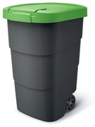 Kerti tartály tartós kerekekkel 110 l, zöld / antracit