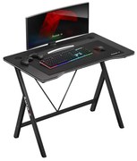 Gamer asztal íróasztal fekete.