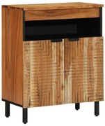 Oldalszekrény 60x33x75 cm Tömör akácfából