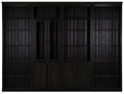 Barna borovi fenyő könyvespolc 296x223 cm Anita – Støraa