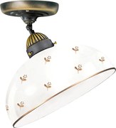 Kolarz 731.10.171 - NONNA felületre szerelhető csillár 1xE27/75W/230V, Ø 30 cm, virágmotívumos, rózsaarany