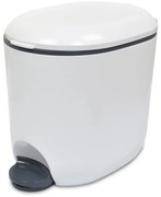 Fehér műanyag pedálos szemetes 3,5 l Mode – Addis