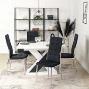 Fekete Bársony Étkezőszék. MOLLY