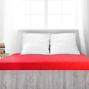 4Home Ideal frottír lepedő piros, 90 x 200 cm, 90 x 200 cm