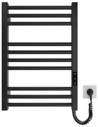 Mario-Radiators Létras fűtött törölközőtartó HF DERBY 100W/230V 57x43 cm fekete MR0012